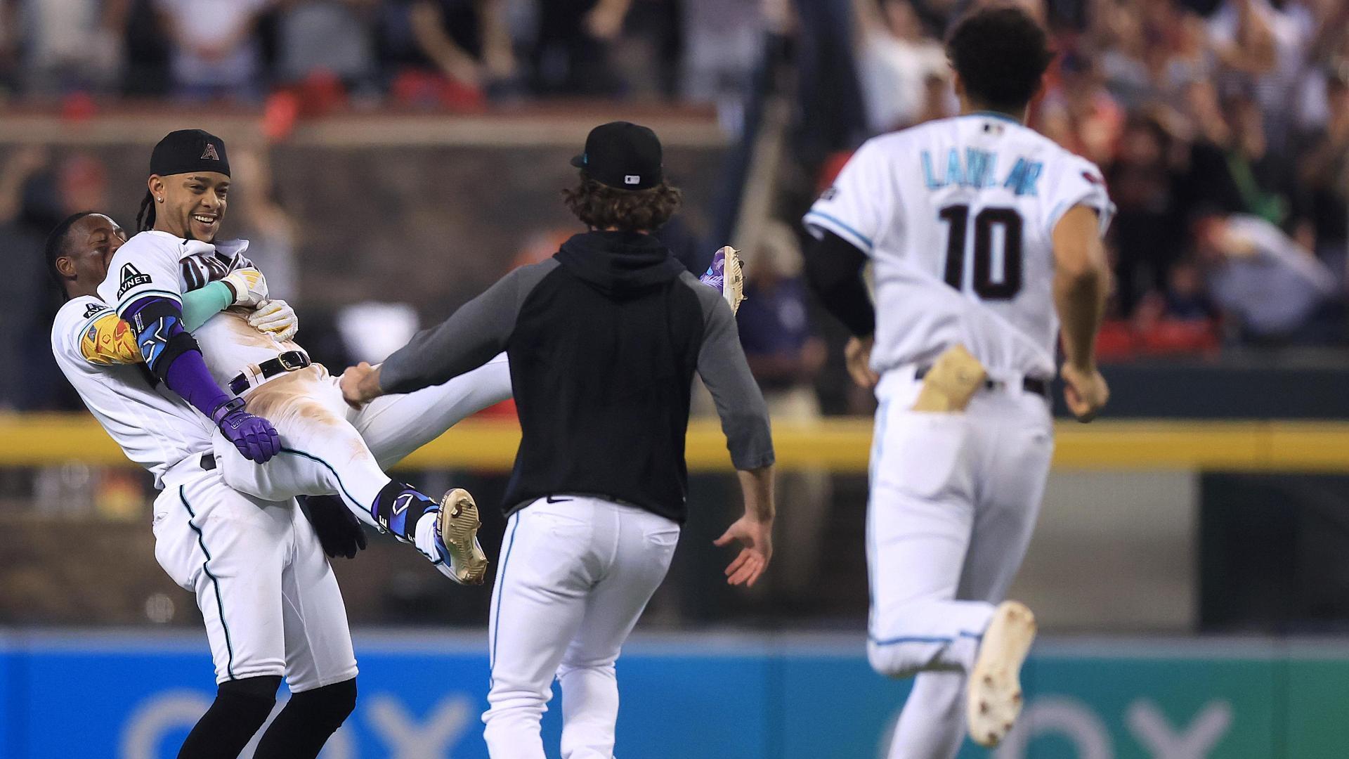 Marte hits walk-off single in ninth, D-backs close to 2-1 in NLCS