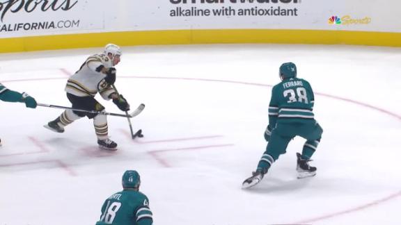 Bruins handle Sharks for 3-1 win in San Jose