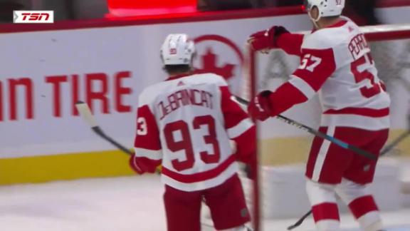 Veleno scores twice and Husso makes 35 saves as Red Wings beat Senators