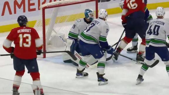 Canucks score 2 goals late, top Panthers 5-3 to snap a 2-game