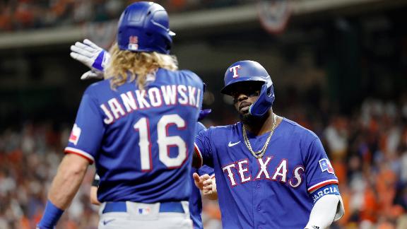 Rangers slug their way to 9-2 win over Astros to force Game 7 in