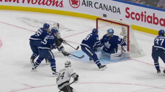 Talbot leads Kings to a win; Nylander sets Toronto record with  season-opening 9-game point streak