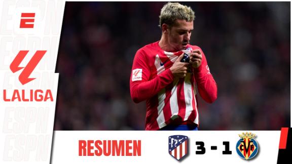 Atlético Madrid 3-1 Villarreal (12 de Nov., 2023) Resultado Final - ESPN  (MX)