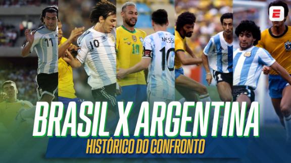 ESPN transmite com exclusividade clássico Brasil e Argentina no