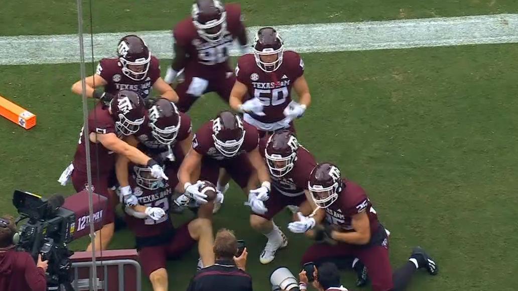 Texas a&m football score best sale