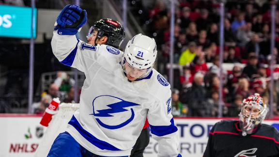 Vasilevskiy wins his season debut and Brayden Point has a hat trick as ...