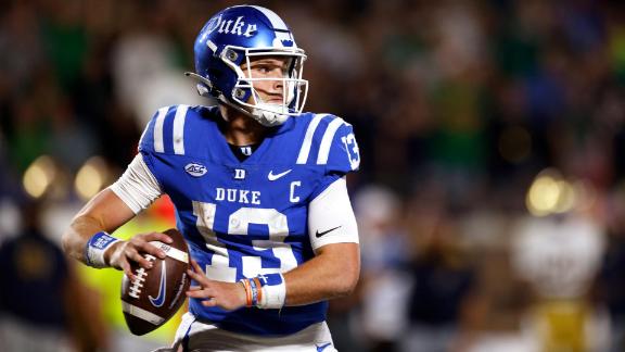 Riley Leonard, 6'4 QB for Duke, joins the men's basketball team for the  2023-24 season : r/CollegeBasketball