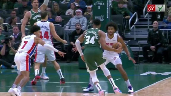 Bucks roll to 146-114 blowout as Pistons suffer their 23rd