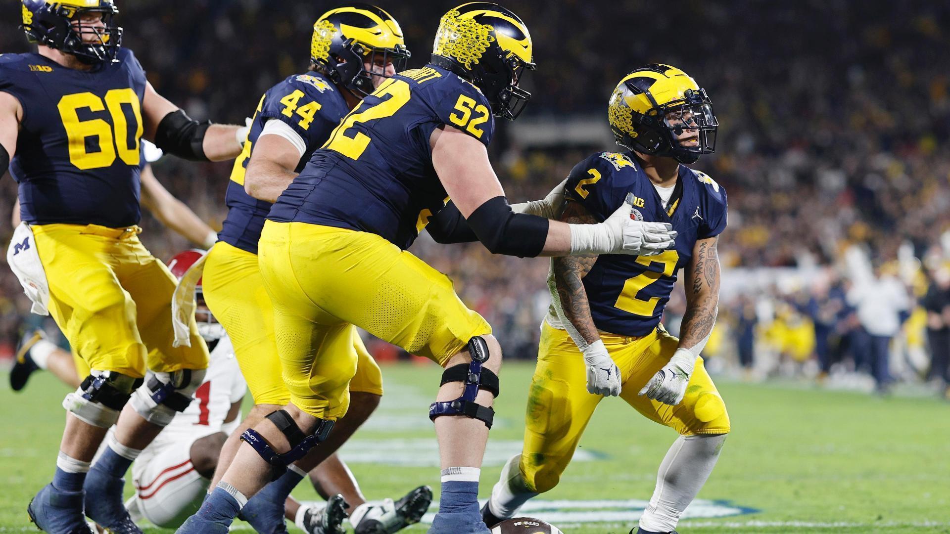 Blake Corum breaks multiple tackles on way to TD in OT for Michigan