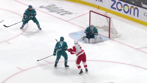 Perron scores twice as Red Wings win 5-3 to hand Sharks their 9th ...