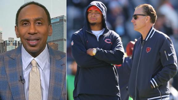 Stephen A.: With Eberflus staying, Bears should keep Fields