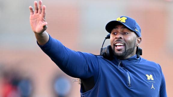 Michigan tabs Sherrone Moore to replace Harbaugh as head coach - ESPN