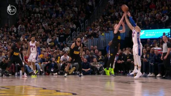 Jokic, Nuggets fend off gritty 76ers 111-105 as Embiid sits out for 4th  consecutive time in Denver