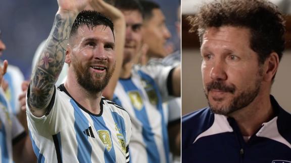 World Cup win cemented Messi as the best in Simeone's eyes