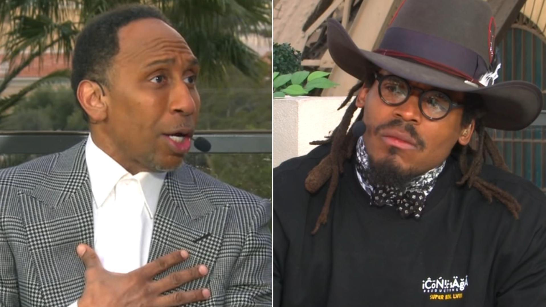 Stephen A. apologizes to Cam Newton for Purdy blowback