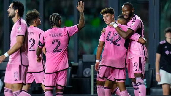 Shanyder Borgelin's towering header gives Inter Miami the lead