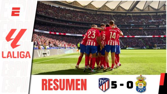 Atlético de Madrid 5-0 UD Las Palmas: resumen, resultado y goles del  partido de LaLiga EA Sports 