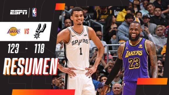 San Antonio Spurs Resultados estad sticas y highlights ESPN AR