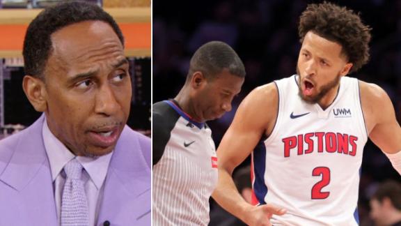 Stephen A.: No-call in Knicks-Pistons was egregious