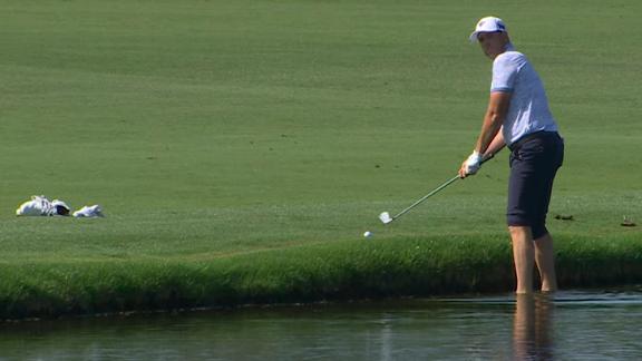 Luke List makes miraculous birdie after shooting from the water