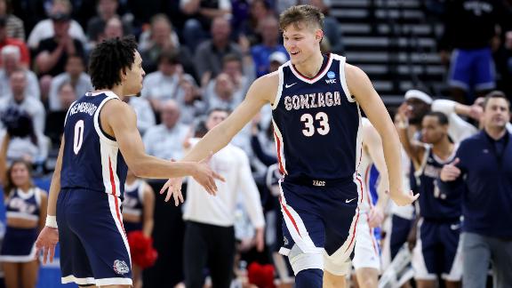 Gonzaga pulls away late behind dominant 3-point shooting