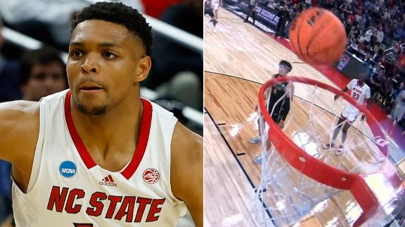 Casey Morsell nearly wins it with half-court heave for NC State
