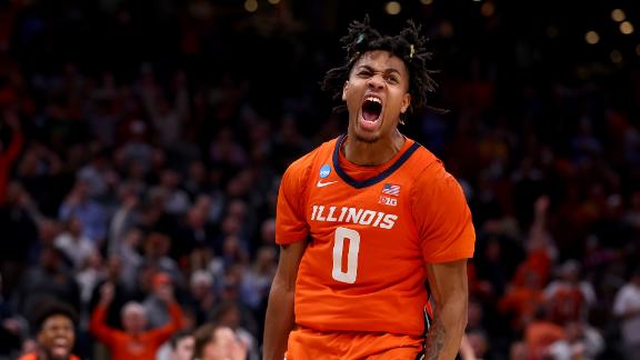Terrence Shannon Jr.'s steal and slam leads Illinois to the Elite Eight