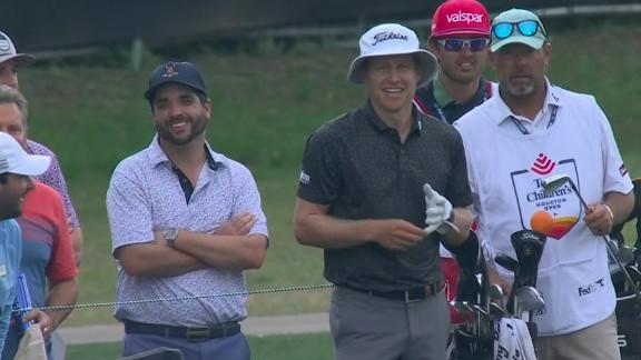 Peter Malnati rolls in a hole-in-one from 223 yards out