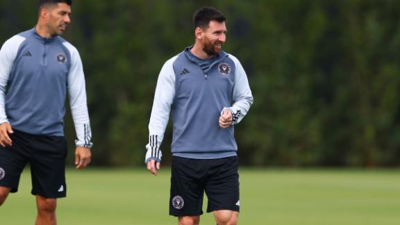 Messi returns to Inter Miami training