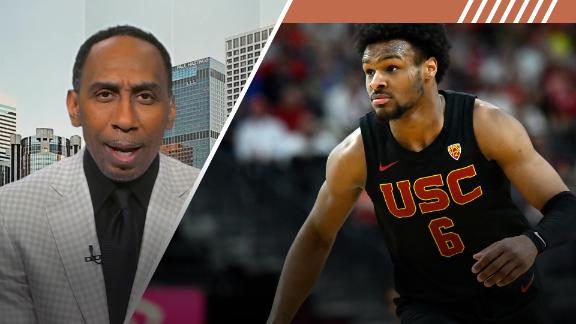 Why Stephen A. doesn't want Bronny James in the 2024 NBA draft