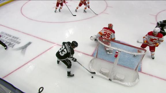 LA Kings take a big early lead and beat Calgary 4-1 to clinch their 3rd ...