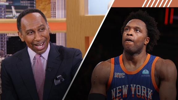 Stephen A. can't contain his excitement for Knicks' playoff prospects