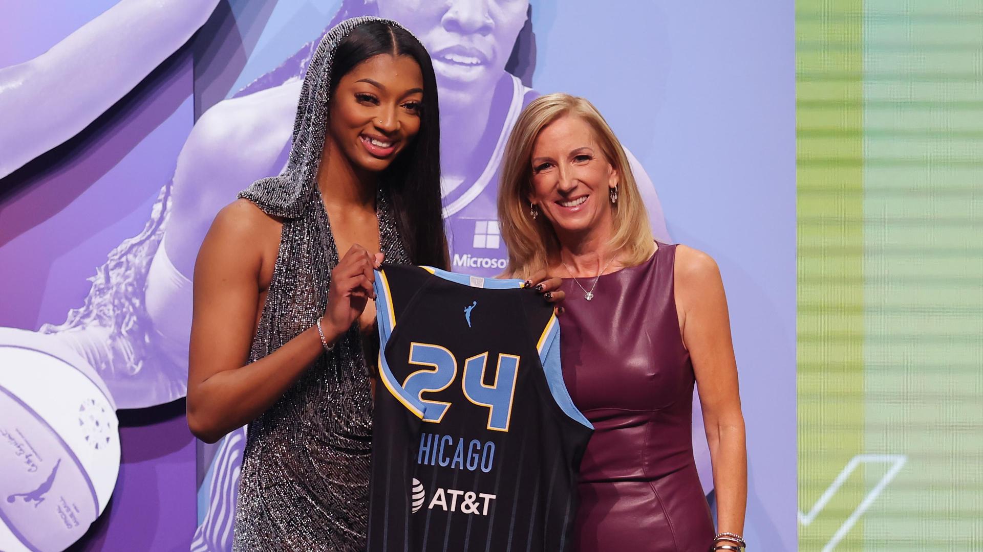 Angel Reese selected by Chicago Sky with 7th pick