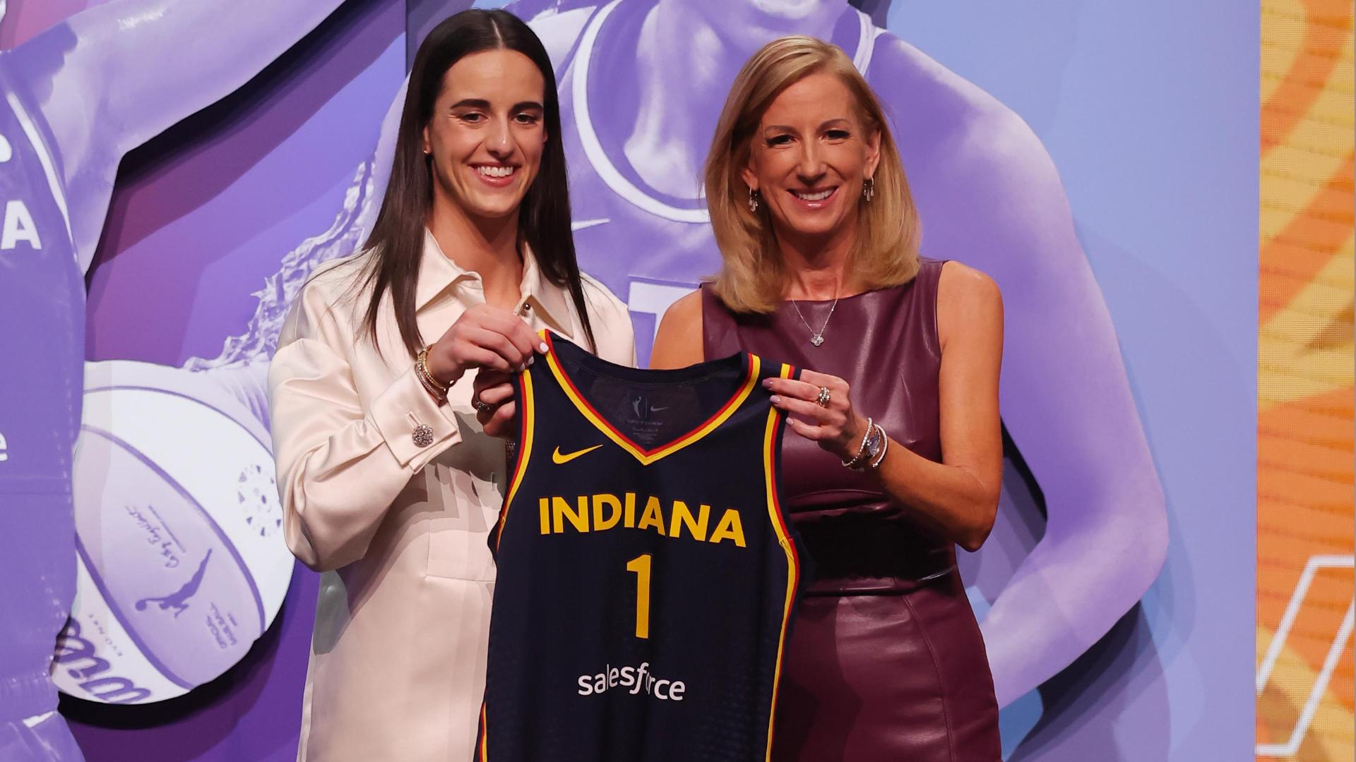 Caitlin Clark selected by Fever with No. 1 pick in the WNBA draft