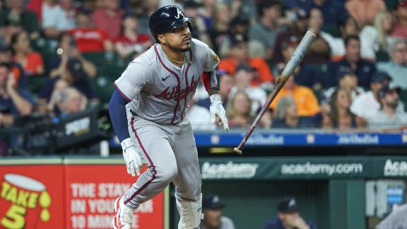 Braves whack pair of RBI doubles in ninth inning