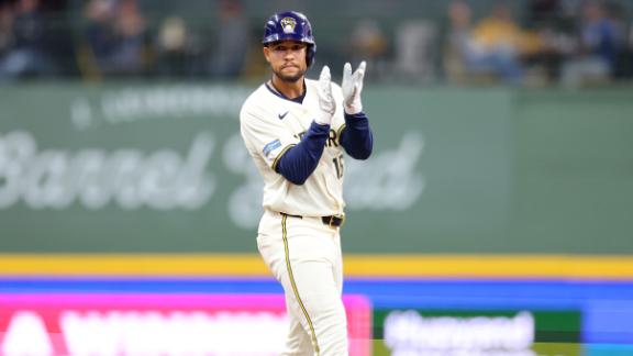 Perkins singles in 8th to give Brewers 1-0 win over Padres  spoiling King s stellar pitching
