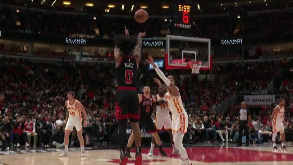 Coby White scores career-high 42 points as Bulls roll past Hawks 131-116 in play-in game