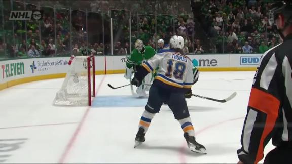 Stars beat Blues 2-1 in shootout after clinching No  1 seed in Western Conference playoffs