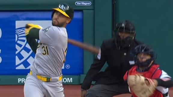 Abraham Toro wastes no time with early HR for Oakland