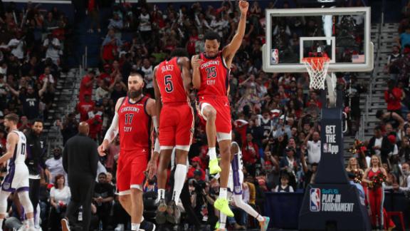 Ingram  Valanciunas lift Zion-less Pelicans past Kings and into the playoffs