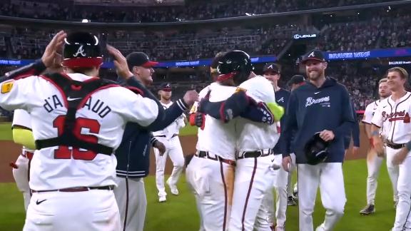 Harris drives in Acuna to walk it off for the Braves in extras