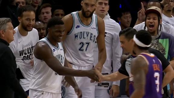 Timberwolves take 2-0 lead on Suns behind 25 points and ace defense from Jaden McDaniels