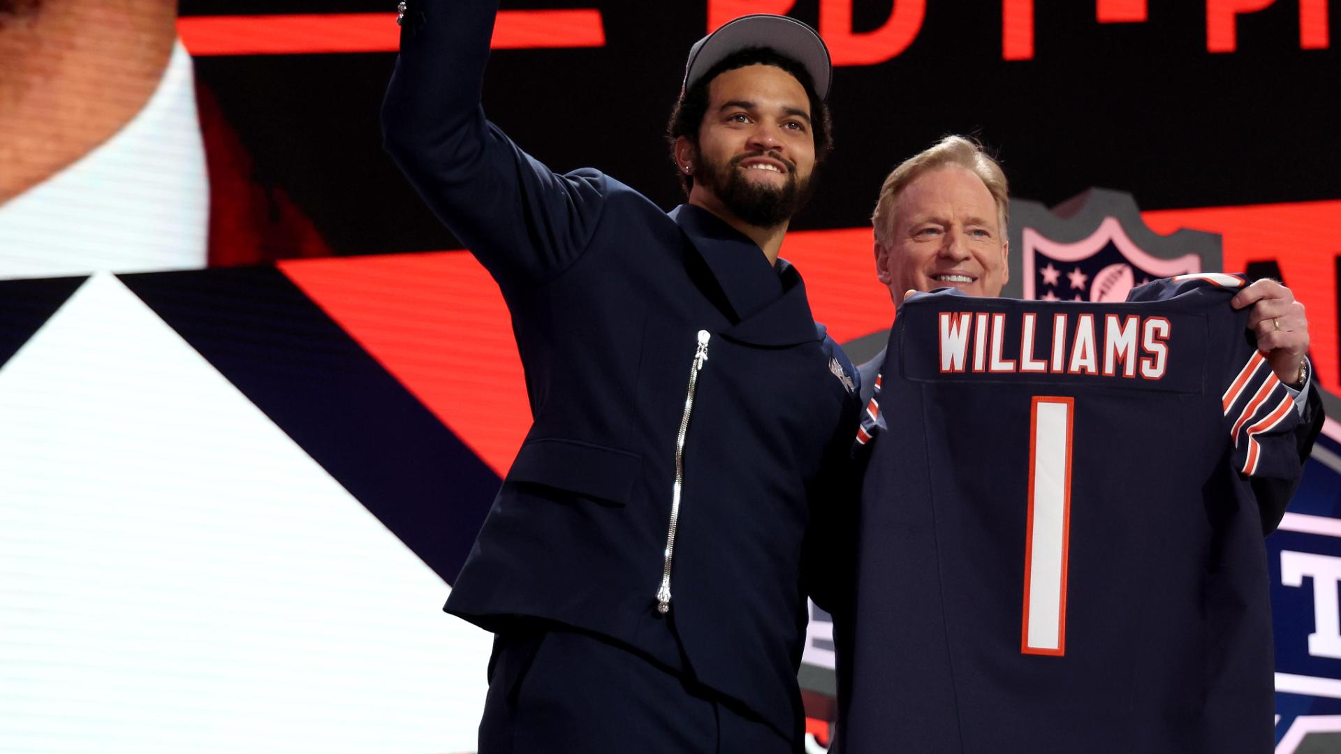 Chicago Bears select Caleb Williams first overall