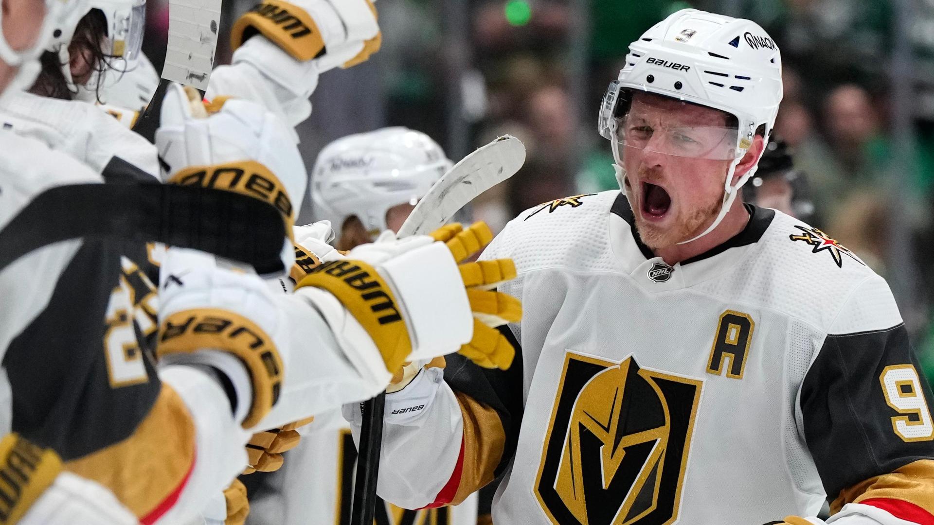 Jack Eichel scores on the empty net to secure Knights win