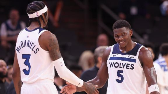 Anthony Edwards scores 36 points  Timberwolves beat Suns 126-109 for 3-0 series lead