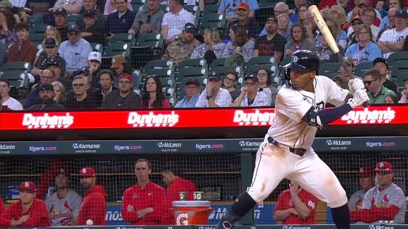 P  rez homers from both sides of plate in Tigers 11-6 win over Cardinals to split DH after losing 2-1