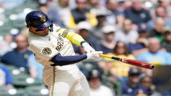 Adames homers twice with 4 RBIs  Brewers beat Rays 7-1 to take 2 of 3 in contentious series