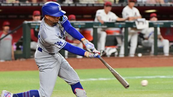 Dodgers break it open with 5-run inning vs. D-backs