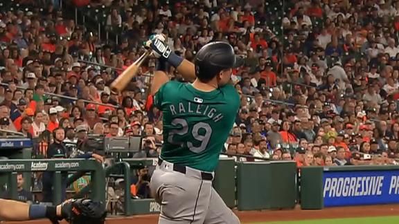 Raleigh s 9th inning homer gives Mariners 5-4 win over Astros