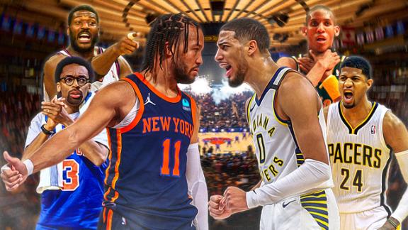 Brunson scores 43  rallies Knicks to 121-117 win over Pacers in Game 1 of Eastern Conference semis